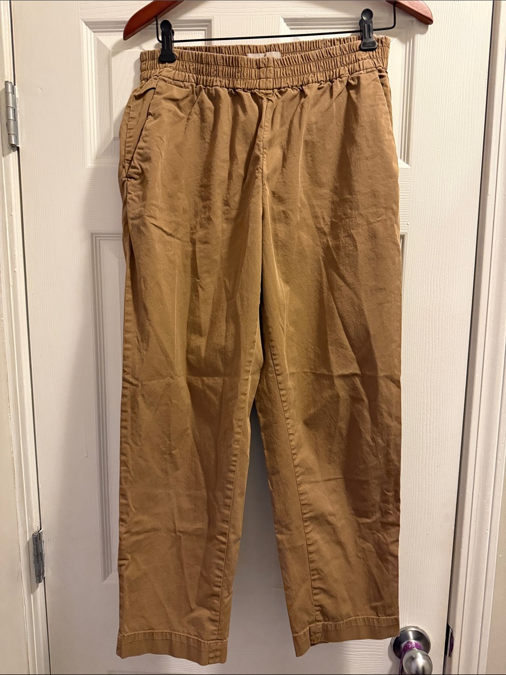 Everlane Men's Elastic-Waist Chinos — Brown